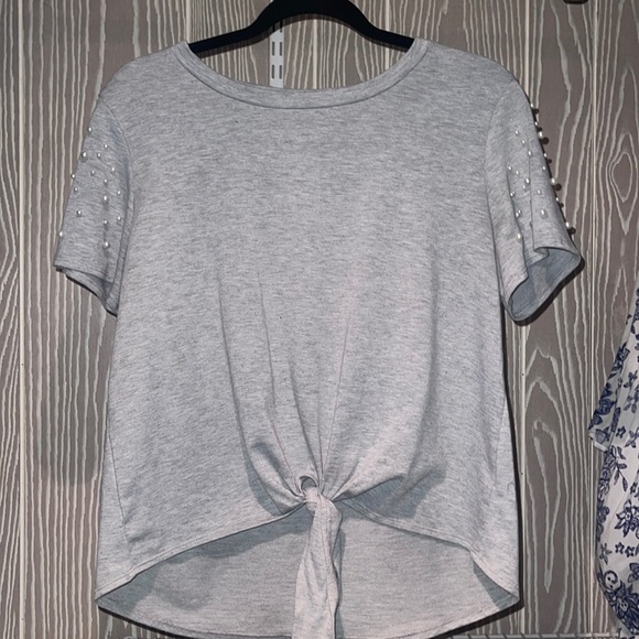 Tops - Gray blouse